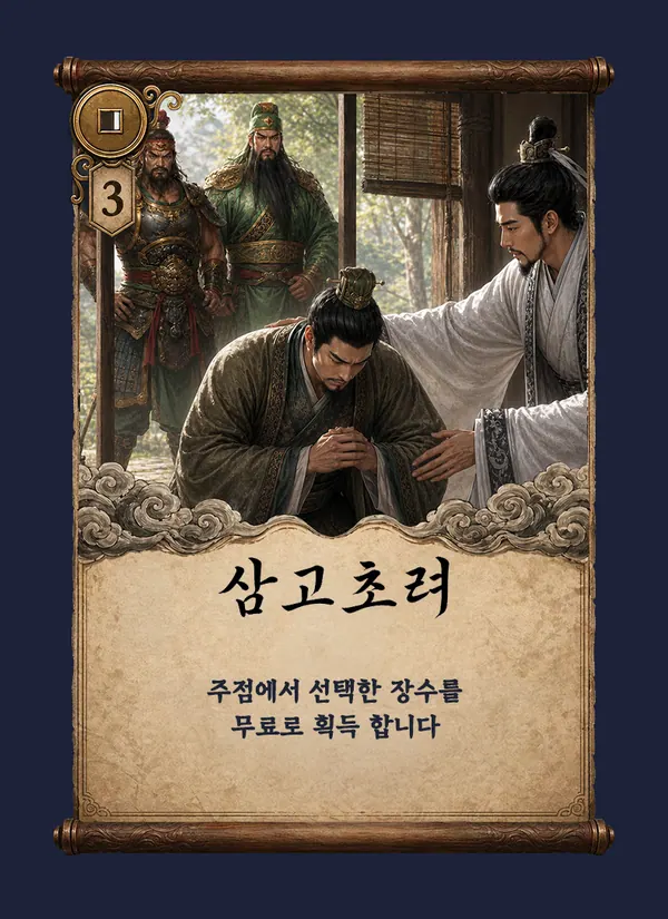 삼고초려 카드